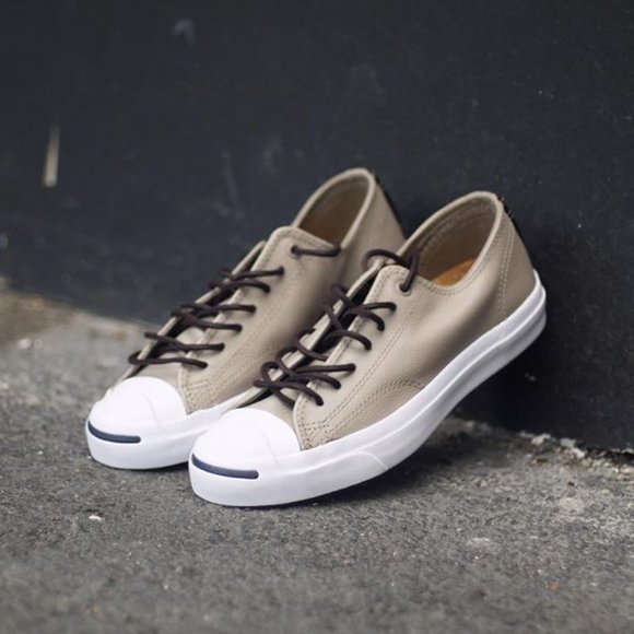 NIB Converse Jack Purcell Jack Ox Tumbled Leather - Picture 1 of 10